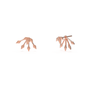 hiems rose gold earrings