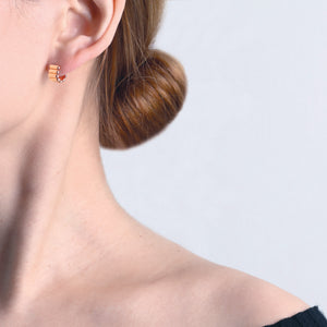 Leccornie Earrings Rose Gold