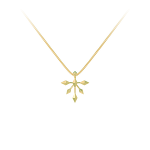 insieme hiems yellow gold necklace
