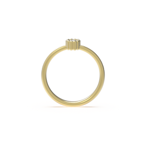Leccornie Yellow Gold Engagement Ring