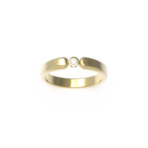 Leccornie Yellow Gold Diamond Wedding Ring