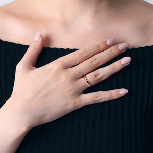 Leccornie Rose Gold Wedding Ring