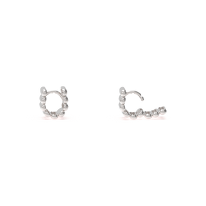 Leccornie White Gold Earrings