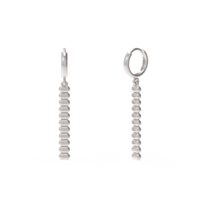 Leccornie White Gold Earrings