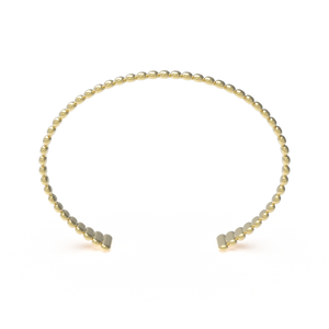 Leccornie Bangle Bracelet Yellow Gold
