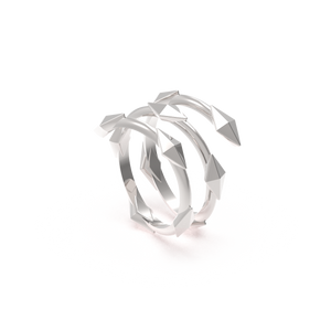 insieme hiems white gold ring