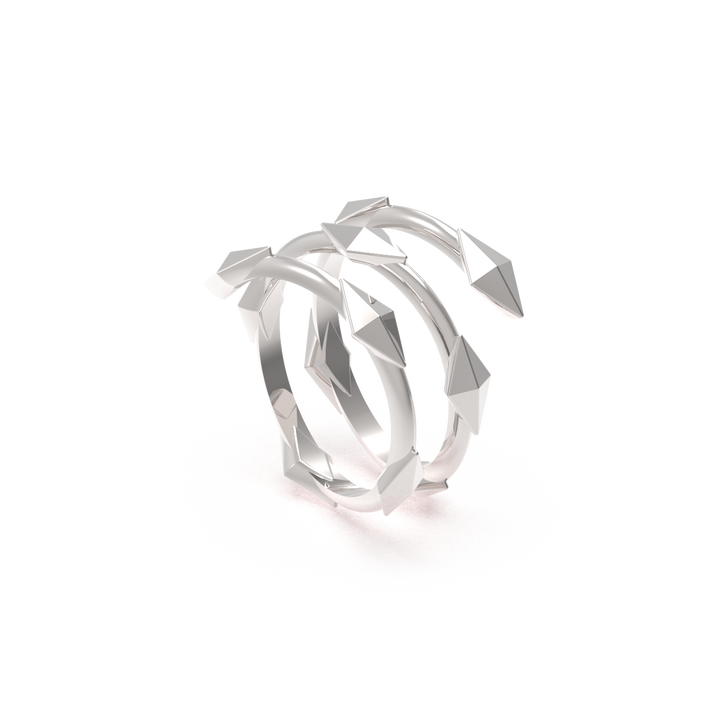 insieme hiems white gold ring