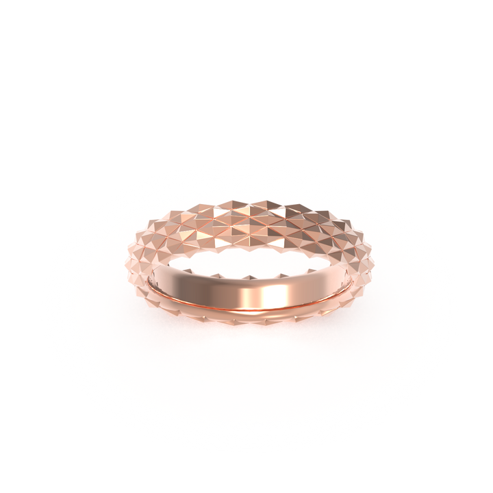 insieme hiems rose gold wedding ring