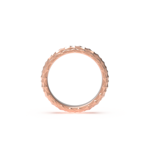 insieme hiems rose gold wedding ring