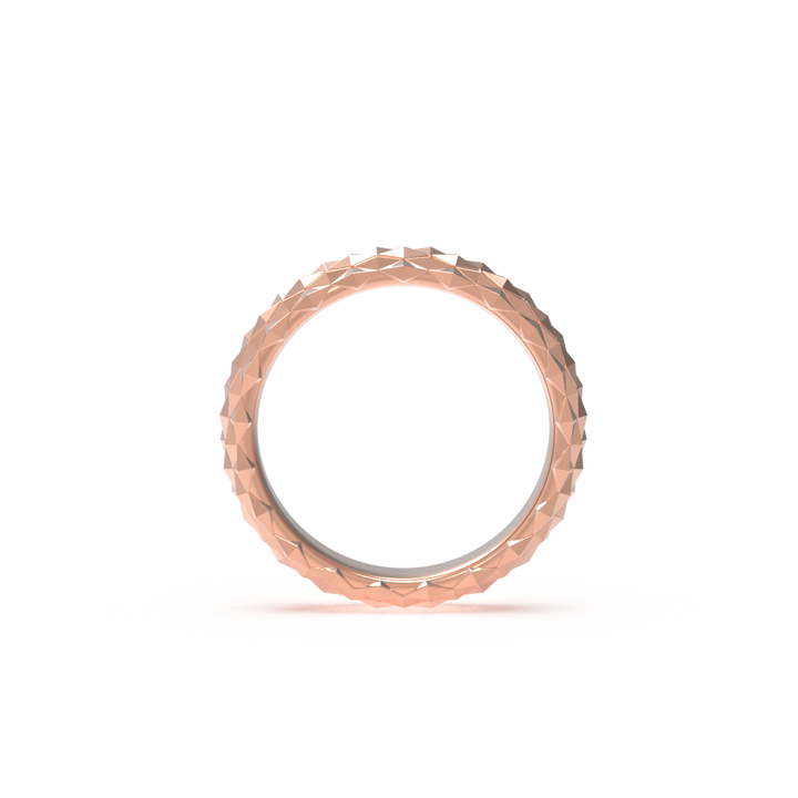 insieme hiems rose gold wedding ring