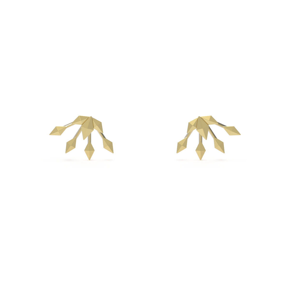hiems yellow gold earrings