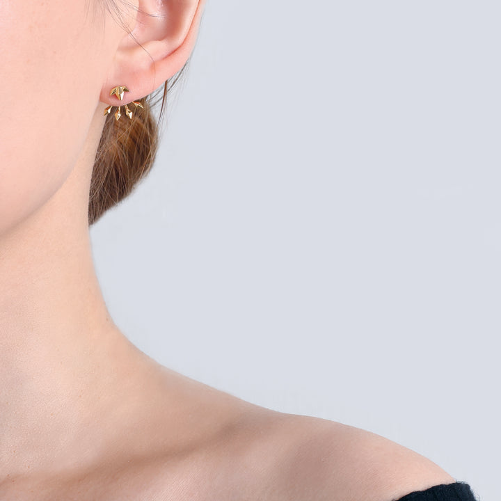 hiems yellow gold earrings