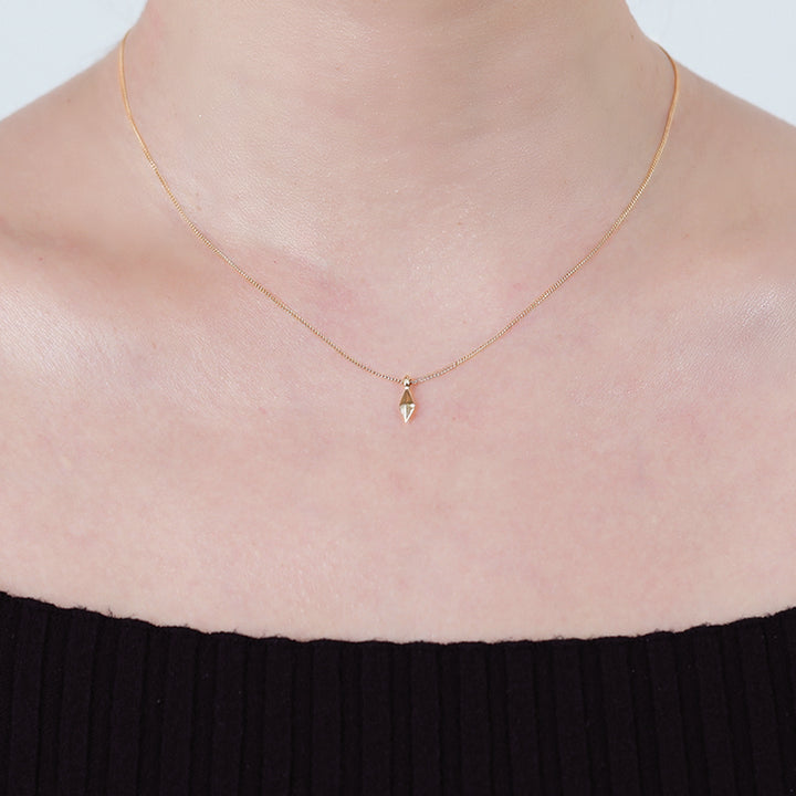 insieme hiems yellow gold necklace