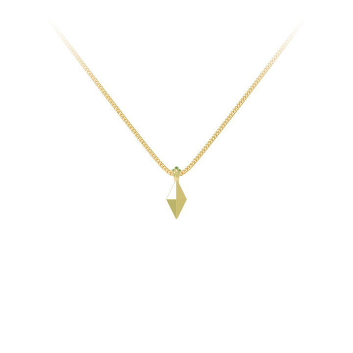 insieme hiems yellow gold necklace