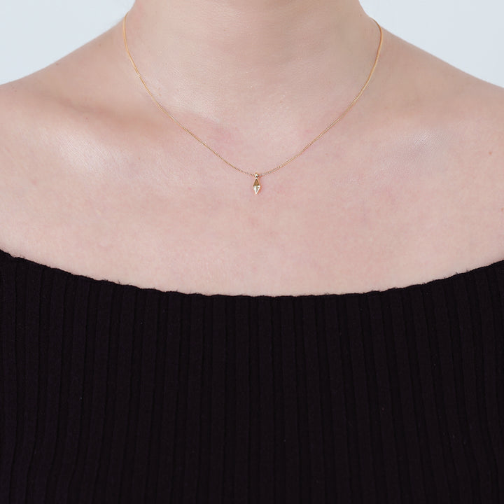 insieme hiems yellow gold necklace