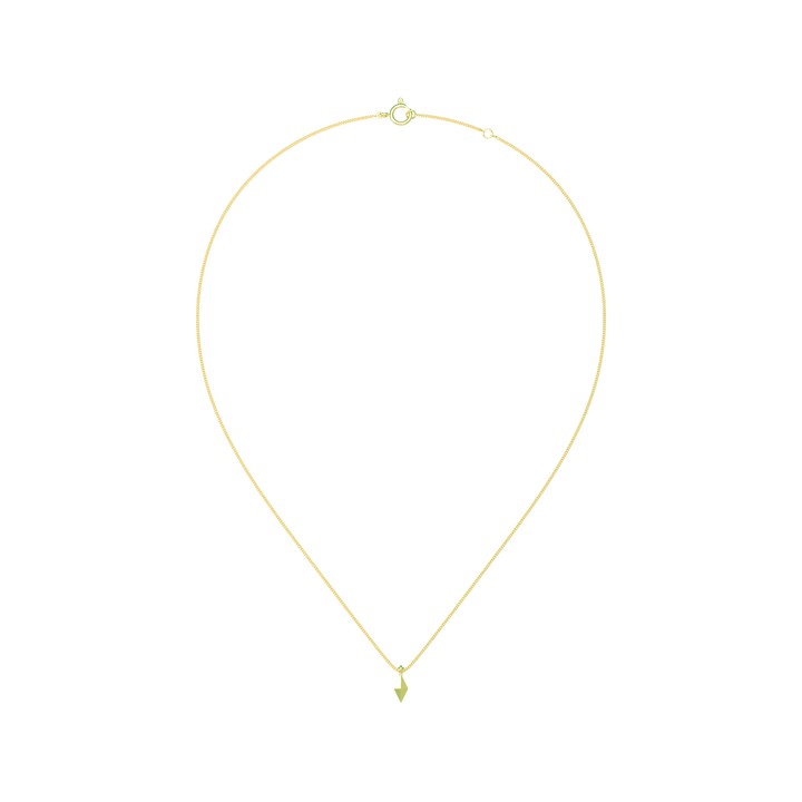 insieme hiems yellow gold necklace