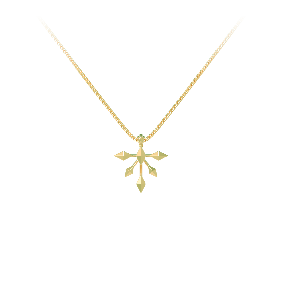 insieme hiems yellow gold necklace