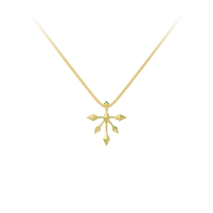 insieme hiems yellow gold necklace