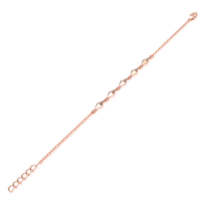 insieme hiems rose gold bracelet
