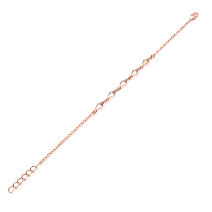 insieme hiems rose gold bracelet