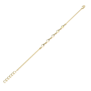 insieme hiems yellow gold bracelet