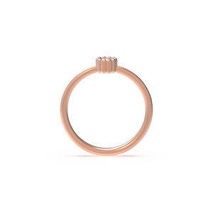 Leccornie Rose Gold Engagement Ring