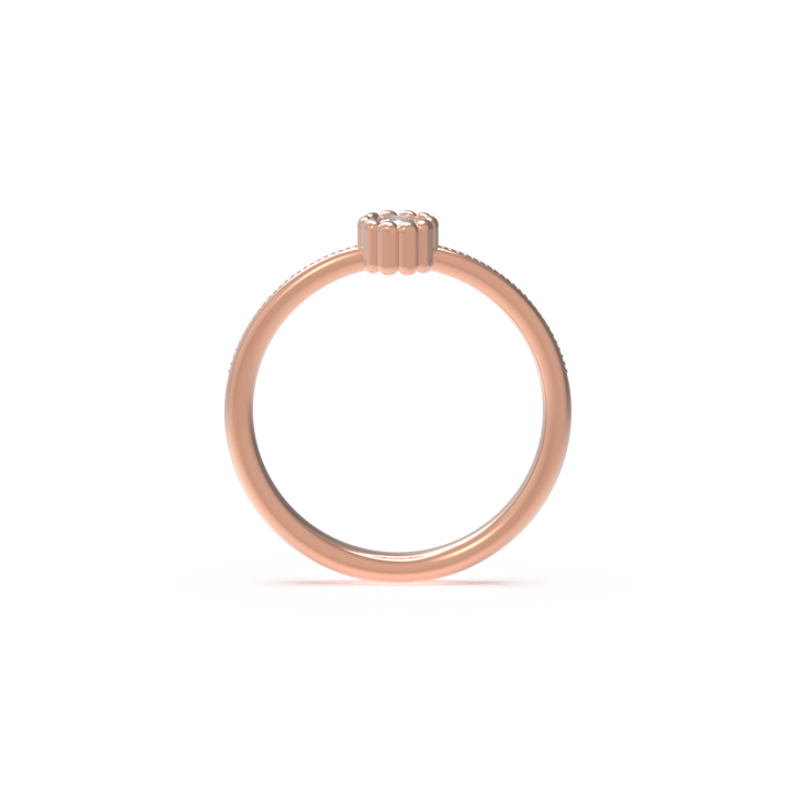 Leccornie Rose Gold Engagement Ring