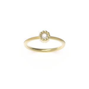 Leccornie Yellow Gold Engagement Ring