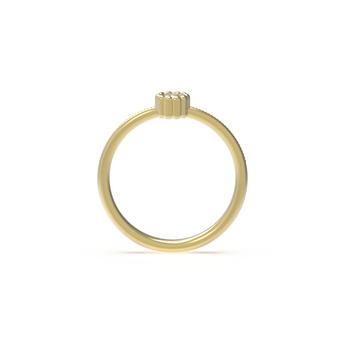 Leccornie Yellow Gold Engagement Ring