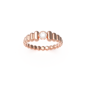 Leccornie Rose Gold Engagement Ring