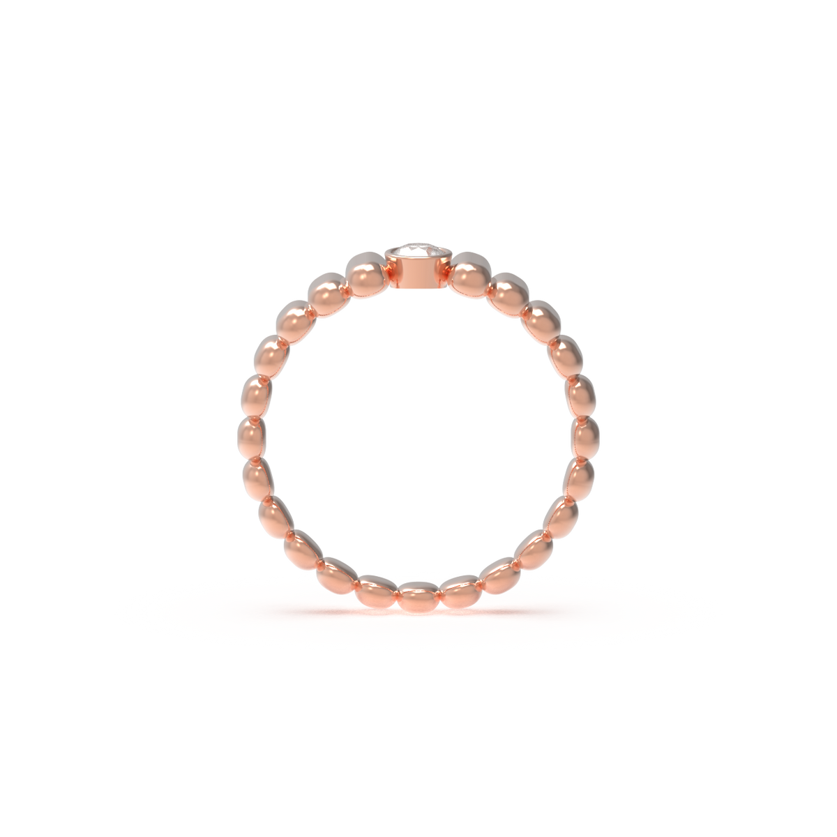 Leccornie Rose Gold Engagement Ring