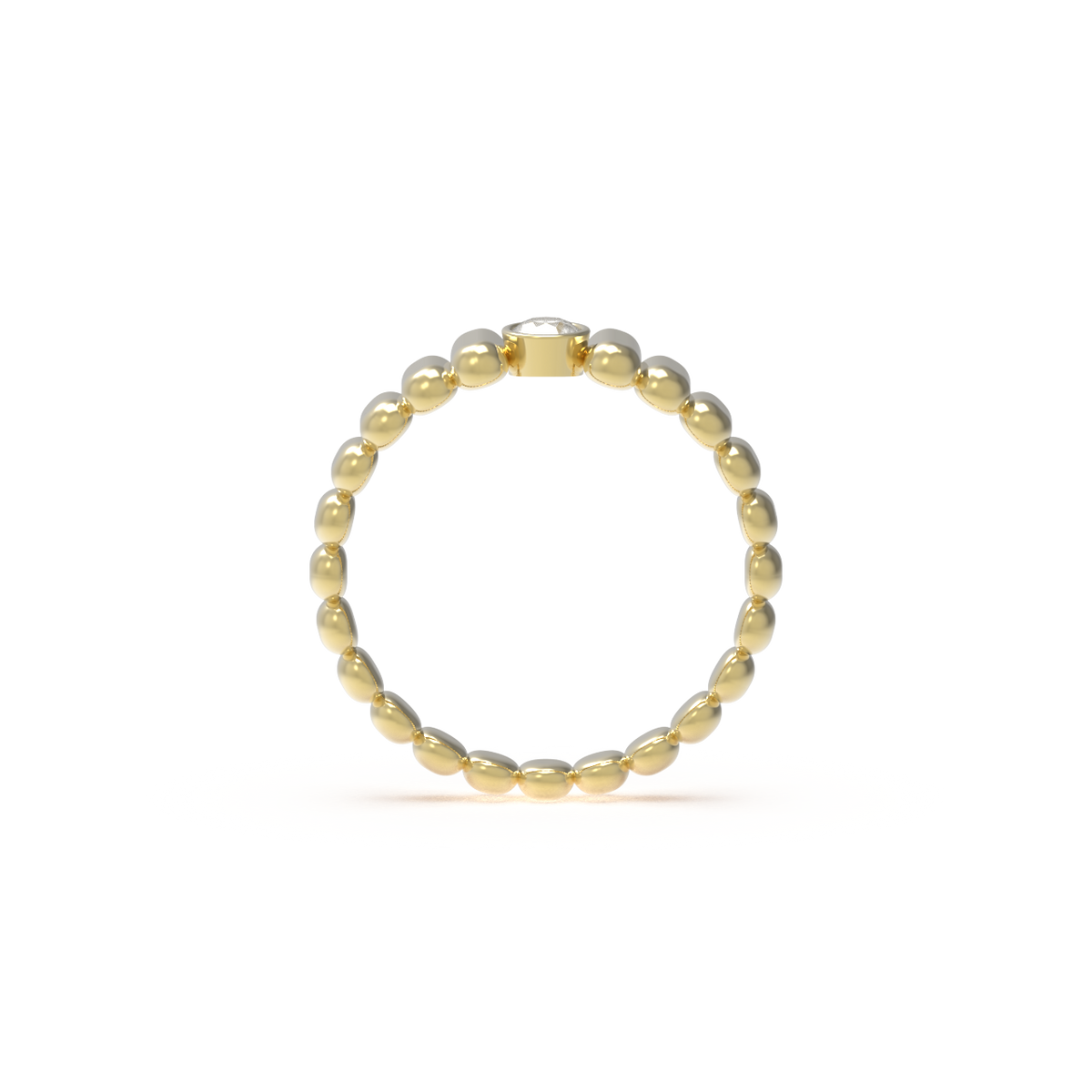 Leccornie Yellow Gold Engagement Ring