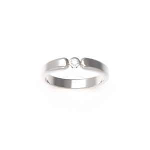 Leccornie White Gold Diamond Wedding Ring