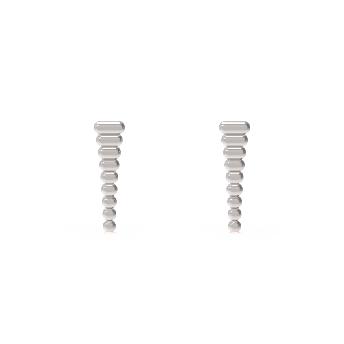 Leccornie White Gold Earrings