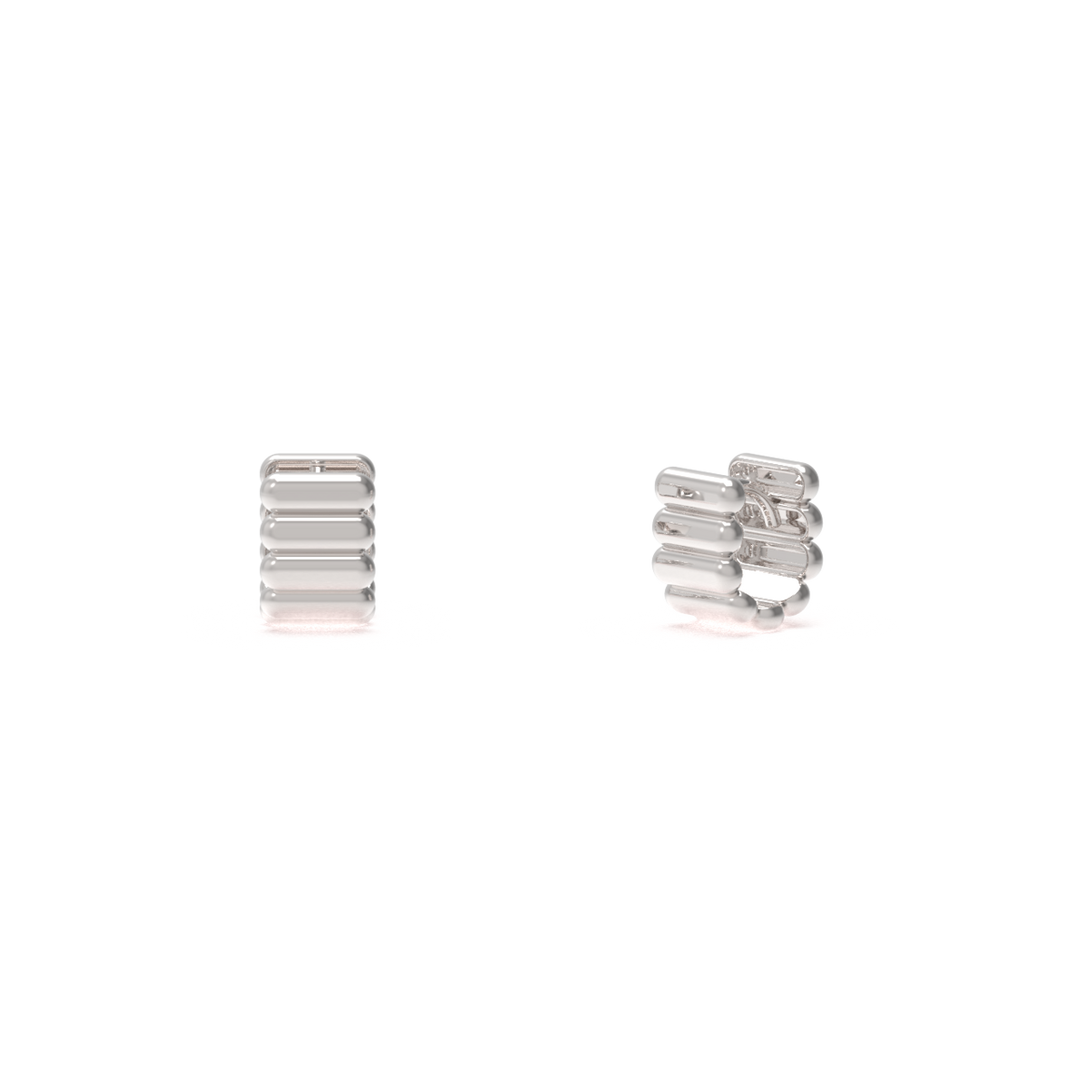 Leccornie White Gold Earrings