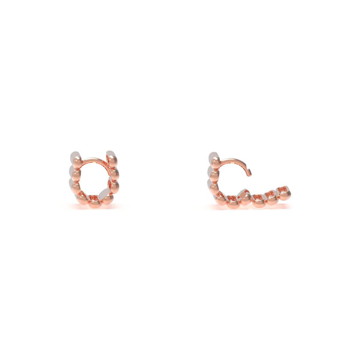 Leccornie Earrings Rose Gold