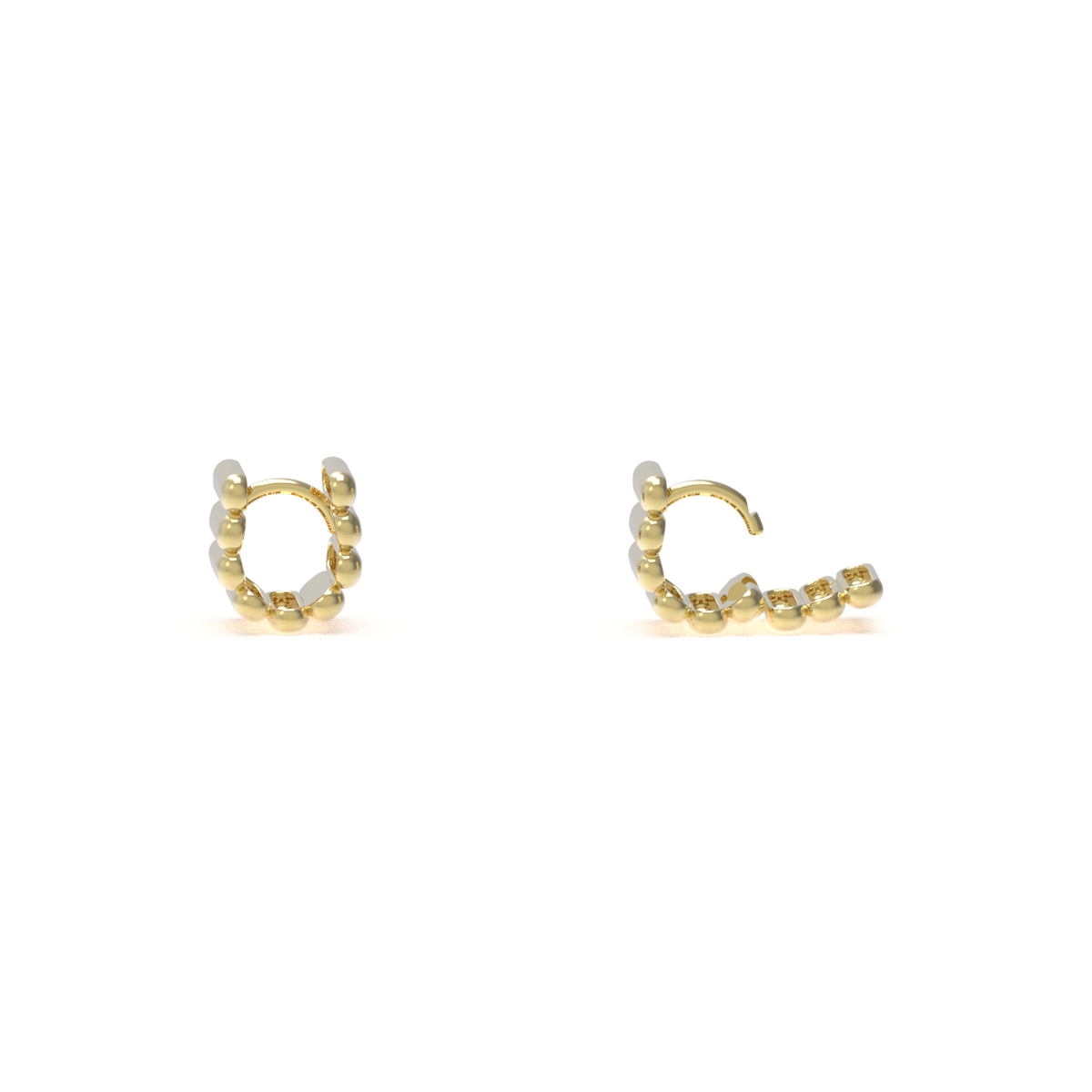 Leccornie Yellow Gold Earrings