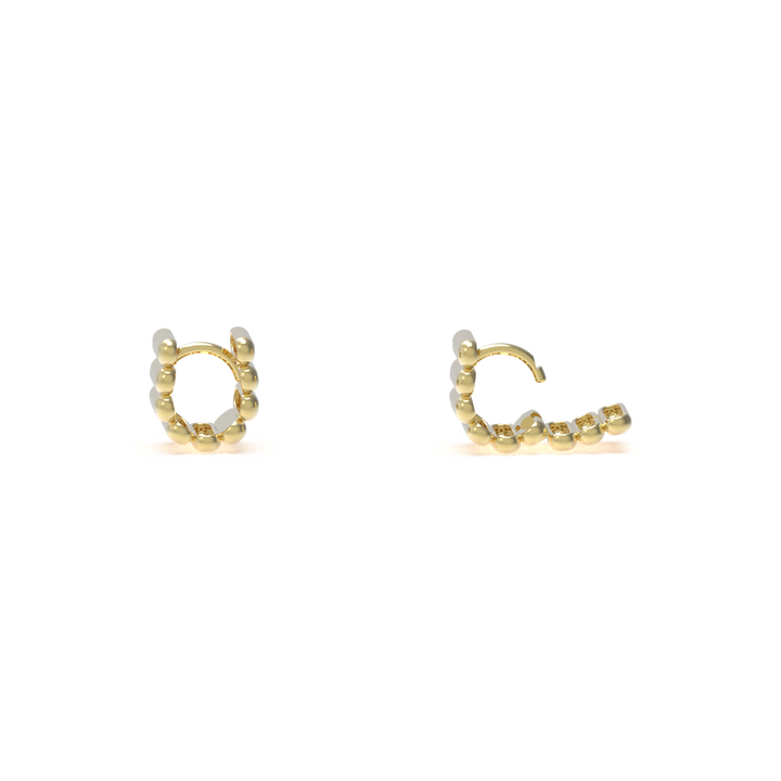 Leccornie Yellow Gold Earrings