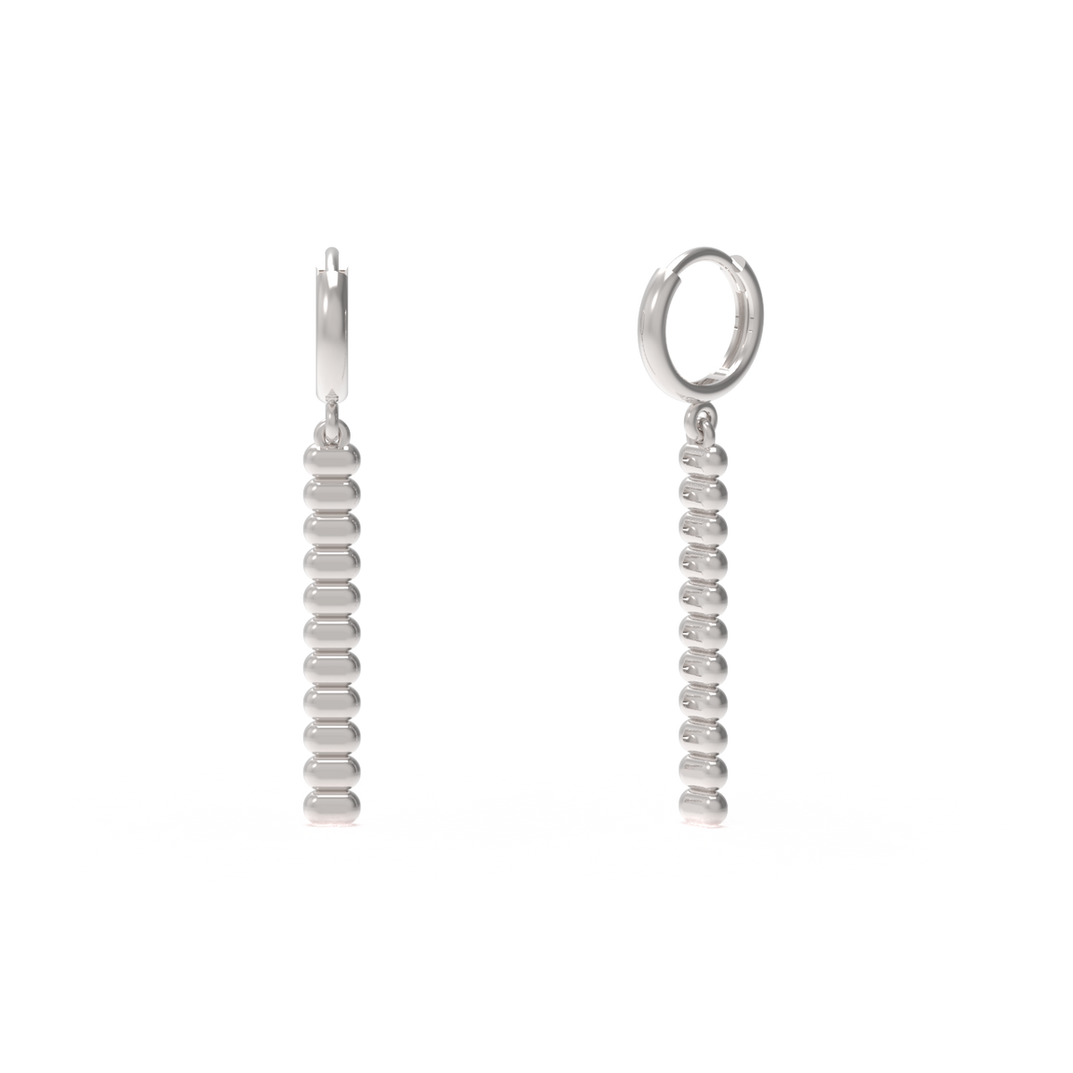 Leccornie White Gold Earrings