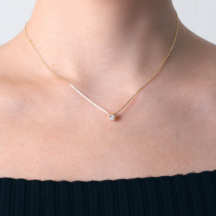 Leccornie Yellow Gold Necklace