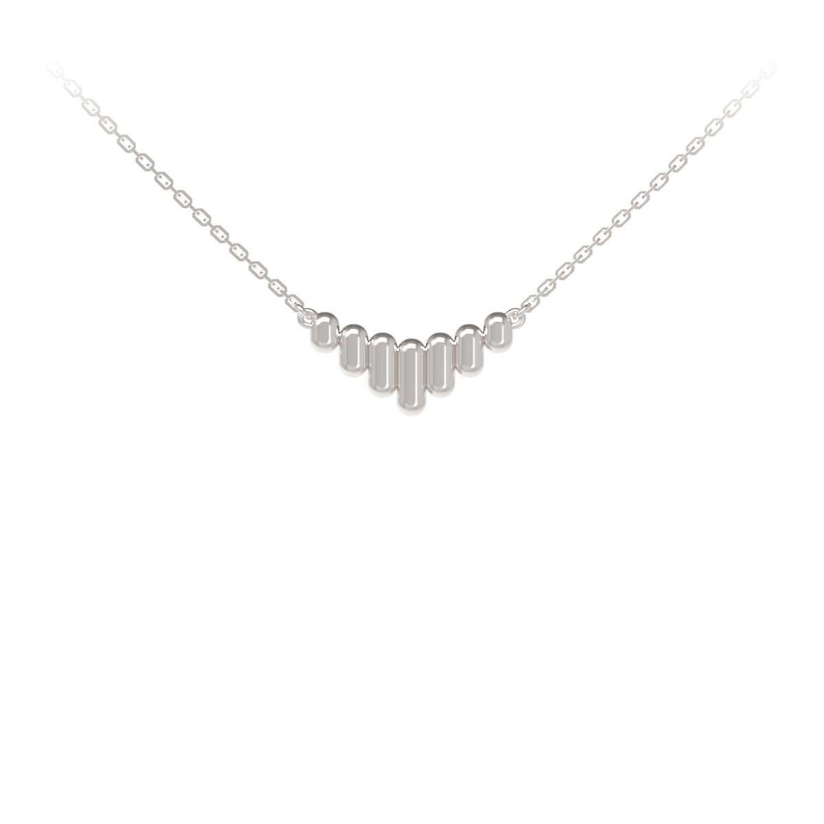 Leccornie White Gold Necklace