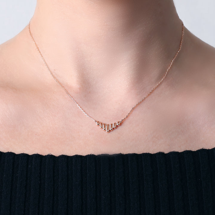 Leccornie Rose Gold Necklace