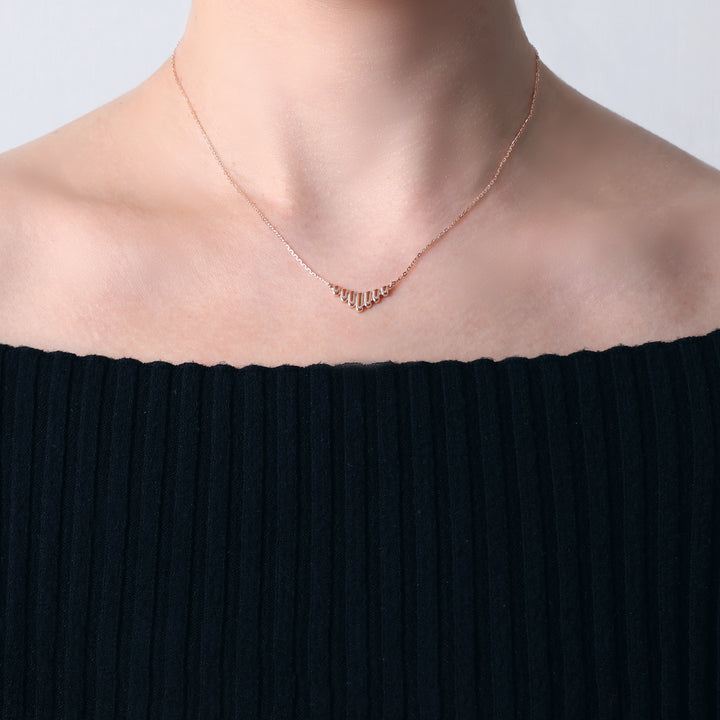 Leccornie Rose Gold Necklace