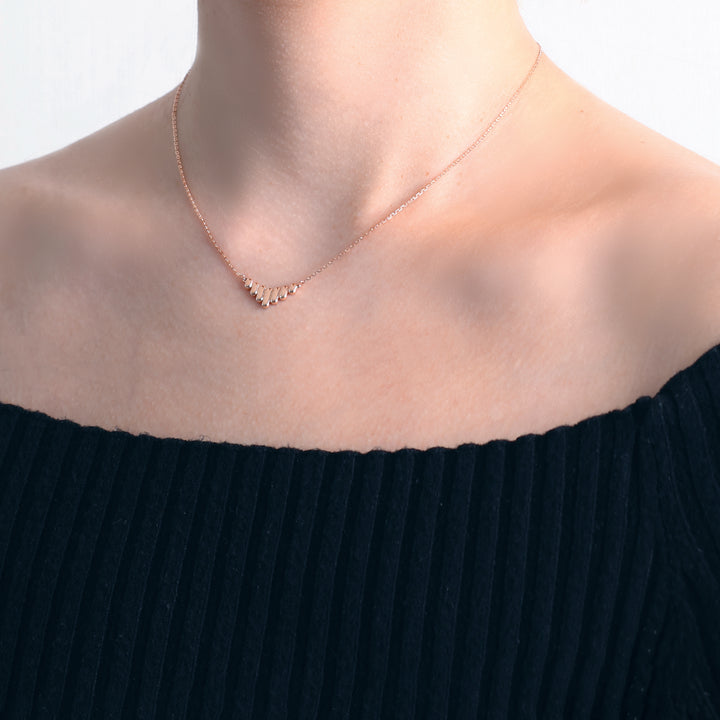 Leccornie Rose Gold Necklace