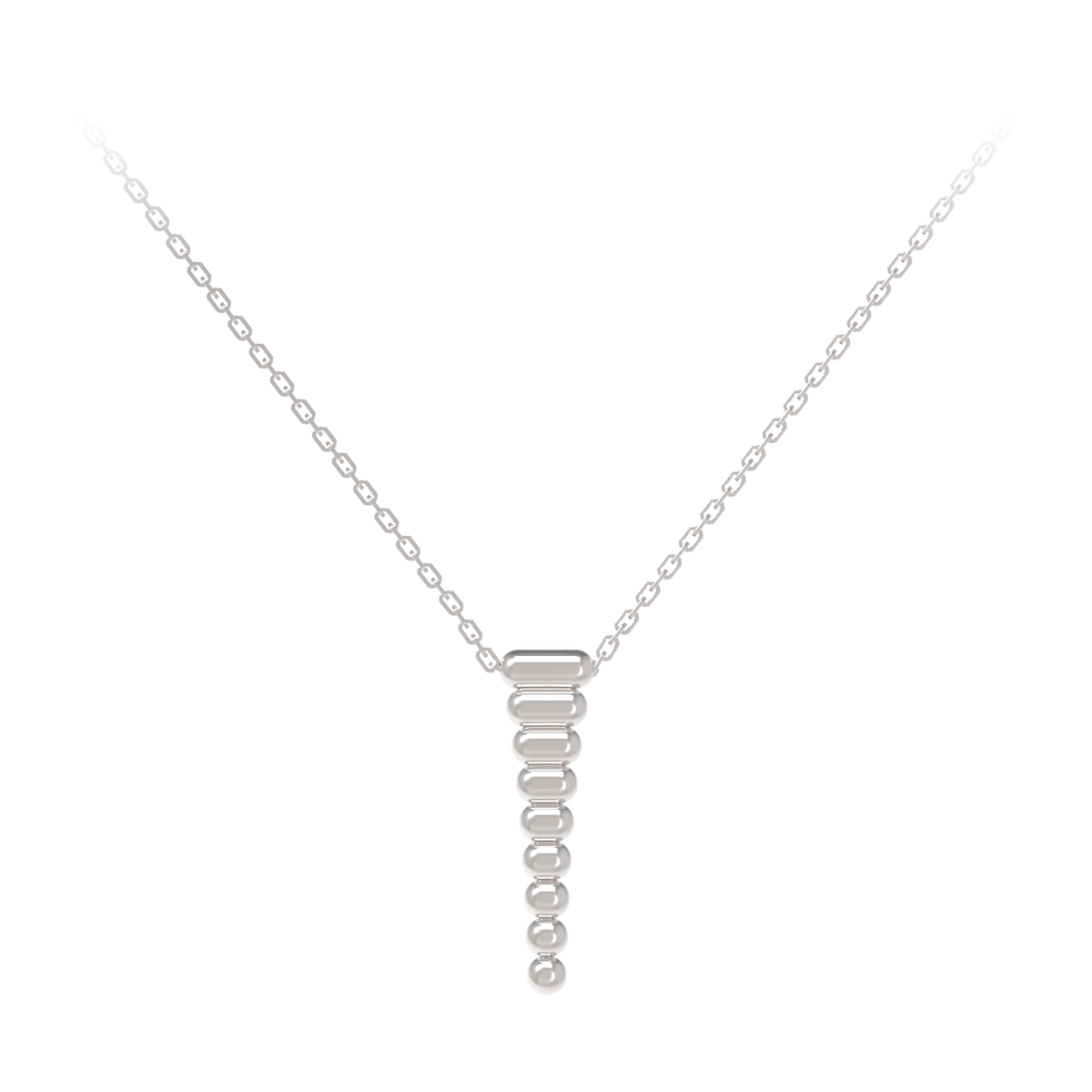 Leccornie Necklace White Gold