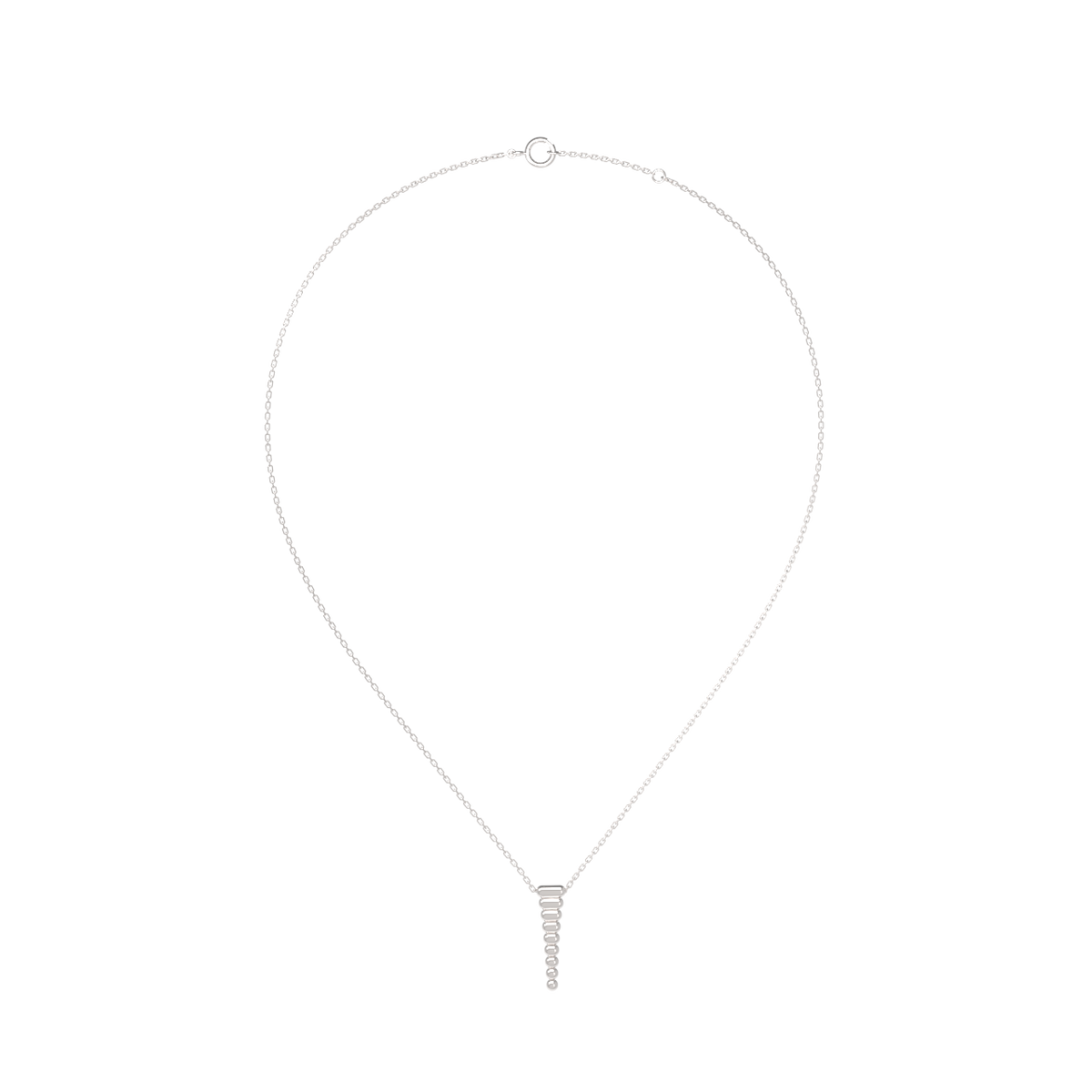 Leccornie Necklace White Gold