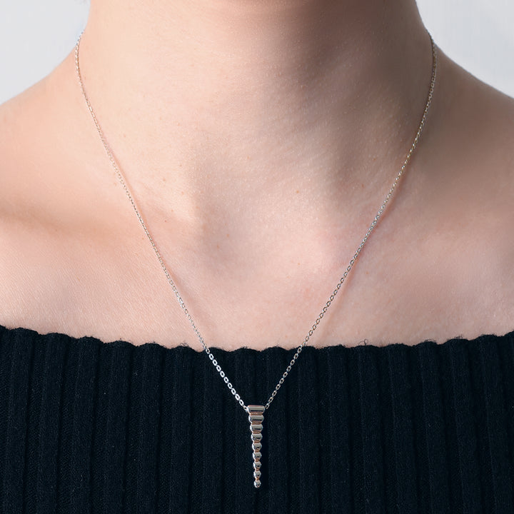 Leccornie Necklace White Gold