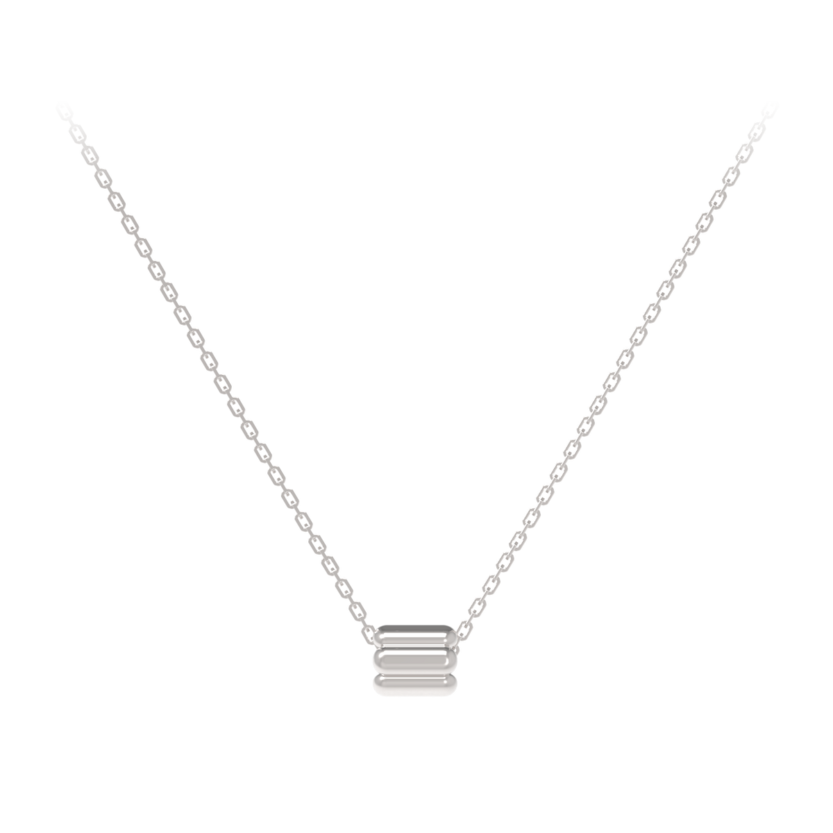 Leccornie Necklace White Gold