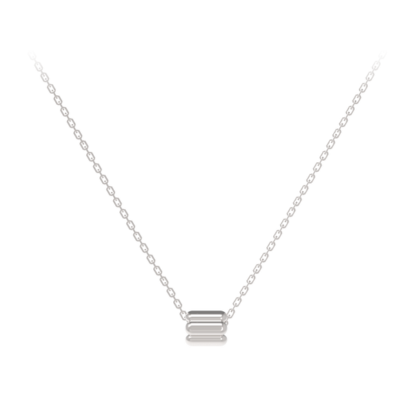 Leccornie Necklace White Gold