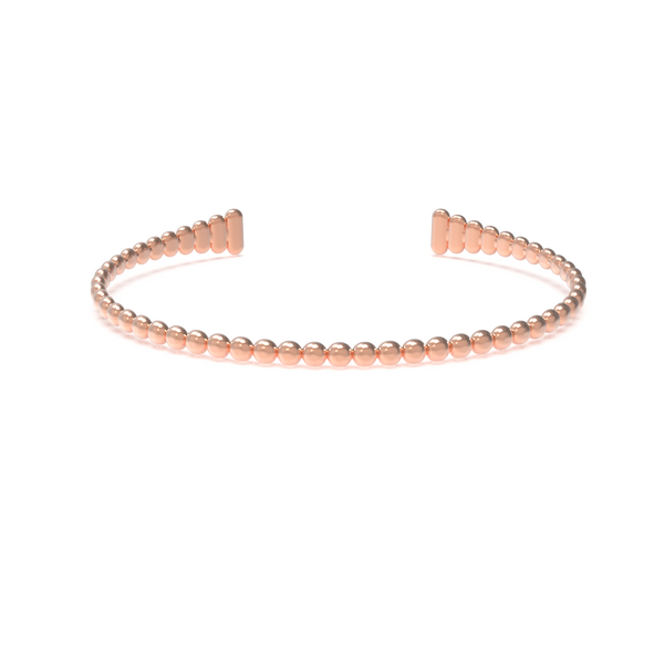 Leccornie Bangle Bracelet Rose Gold